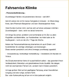 Fahrservice Klimke - Personenbeförderung Logo